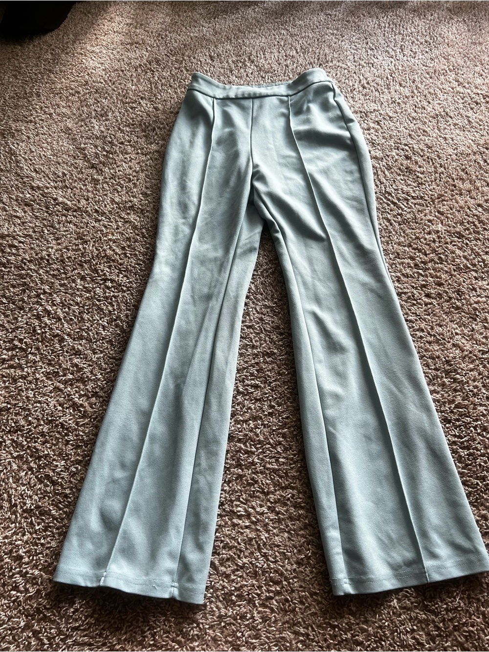 Women's High-Waist Pleated Flare Pants